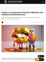 Crypto.com Expands Prediction Markets Into Hollywood Entertainment - DailyCoin