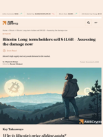 Bitcoin: Long-term holders sell $41.6B – Assessing the damage now - AMBCrypto