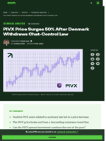 PIVX Price Action Explodes: $0.65 Before End of the Year?