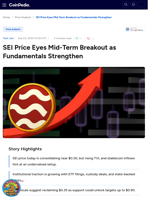 SEI Price Eyes Mid-Term Breakout as Fundamentals Strengthen