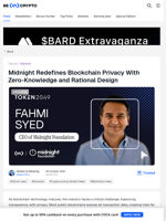 Midnight's Fahmi on Privacy, Compliance, and Enterprise Adoption