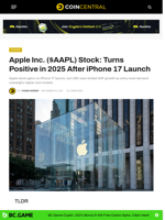 Apple Inc. ($AAPL) Stock: Turns Positive in 2025 After iPhone 17 Launch