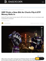 XRP Finds a New Bid As Charts Flip & ETF Money Rolls In - DailyCoin