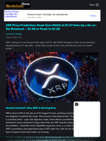 XRP Price Prediction: Dead-Zero MACD at $1.37 Sets Up a Do-or-Die Breakout — $1.48 or Flush to $1.28 - Blockchain.News