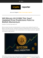 Will Bitcoin Hit $100K This Year? Updated Price Predictions Point to Bullish Momentum