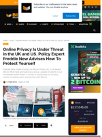 Online Privacy Is Under Threat In The UK And US. Policy Expert Freddie New Advises How To Protect Yourself