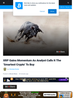 XRP Gains Momentum As Analyst Calls It The Smartest Crypto To Buy