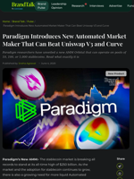 Paradigm Introduces New Automated Market Maker That Can Beat Uniswap V3 and Curve