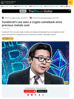 Tom Lee: Crypto Rally Awaits Gold And Silver Cooldown