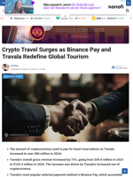 Crypto Travel Surges as Binance Pay and Travala Redefine Global Tourism - TheNewsCrypto