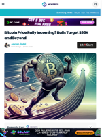 Bitcoin Price Rally Incoming? Bulls Target $95K and Beyond