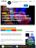 Crypto News: CFTC Receives Coinbase Proposal to Improve Crypto Market Rules | Live Bitcoin News