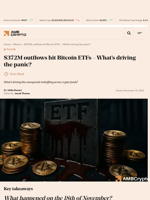 $372M outflows hit Bitcoin ETFs - What’s driving the panic? - AMBCrypto