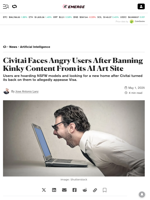 Civitai Faces Angry Users After Banning Kinky Content From its AI Art Site - Decrypt