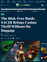 The Risk-Free Rush: SACHI Brings Casino Thrill Without the Baggage - Crypto Daily