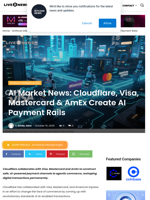 AI Market News: Cloudflare, Visa, Mastercard & AmEx Create AI Payment Rails | Live Bitcoin News