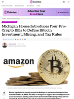Michigan House Introduces Four Pro-Crypto Bills to Define Bitcoin Investment, Mining, and Tax Rules
