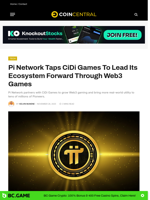 Pi Network Taps CiDi Games To Lead Its Ecosystem Forward Through Web3 Games