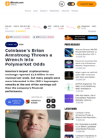 Coinbase’s Brian Armstrong Throws a Wrench Into Polymarket Odds – News Bitcoin News