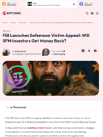 FBI Launches Safemoon Victim Appeal: Will SFM Get Money?