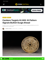 Cardano Targets $0.669: IK Pattern Signals Bullish Surge Ahead - CoinCentral