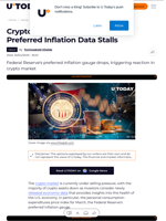 Crypto Market Responds as Fed's Preferred Inflation Data Stalls