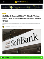 SoftBank Group (9984.T) Stock: Vision Fund Cuts 20% as Focus Shifts to AI and Chips