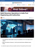 Bybit Resumes Operations in India Post Registering with Authorities - TheNewsCrypto