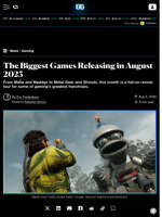 The Biggest Games Releasing in August 2025 - Decrypt