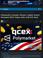 Polymarket Founder Shayne Coplan Teases POLY Token Launch