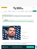 Eric Swalwell resigns from Congress amid misconduct allegations