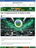 Top 5 Cryptocurrencies To Watch in 2026