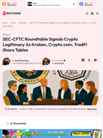 SEC Roundtable Draws Crypto Titans To Discuss Oversight