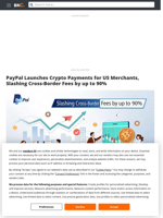 PayPal Launches Crypto Payments for US Merchants, Slashing Cross-Border Fees by up to 90% - Brave New Coin