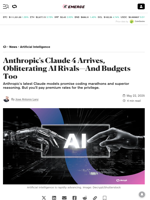 Anthropic's Claude 4 Arrives, Obliterating AI Rivals—And Budgets Too - Decrypt