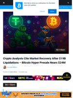 Crypto Analysts Eye Market Recovery as Bitcoin Hyper Presale Nears $24M
