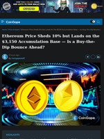 Ethereum Price Sheds 10% but Lands on the $3,150 Buy Zone