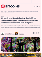 Africa Crypto News: SA Court Ruling, Blockchain.com Nigeria