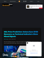 SOL Price Prediction: Solana Eyes $135 Recovery as Technical Indicators Show Mixed Signals - Blockchain.News
