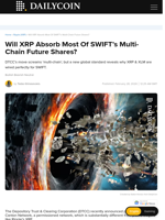 Will XRP Absorb Most Of SWIFT’s Multi-Chain Future Shares? - DailyCoin
