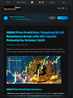 HBAR Price Prediction: Targeting $0.28 Resistance Break with 65% Upside Potential by October 2025 - Blockchain.News