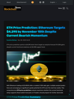 ETH Price Prediction: Ethereum Targets $4,295 by November 15th Despite Current Bearish Momentum - Blockchain.News