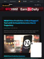 NEAR Price Prediction: Critical Support Test at $1.16 Could Determine March Trajectory - Blockchain.News