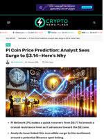 Pi Coin Price Prediction: Analyst Sees Surge to $3.14—Here’s Why