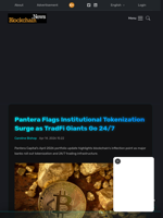 Pantera Flags Institutional Tokenization Surge as TradFi Giants Go 24/7 - Blockchain.News