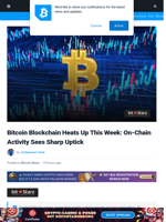 Bitcoin Blockchain Heats Up This Week: On-Chain Activity Sees Sharp Uptick | Bitcoinist.com