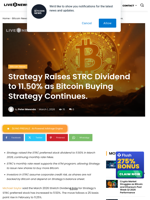 Strategy Lifts STRC Dividend to 11.50%
