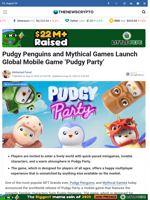 Pudgy Penguins and Mythical Games Launch Global Mobile Game 'Pudgy Party' - TheNewsCrypto