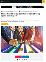 Massachusetts Judge Bars Kalshi from Offering Sports Bets: Report