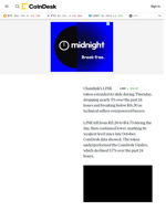 Chainlink (LINK) Price News: Plunges 5% as Sellers Dominate. Can It Reclaim $15?